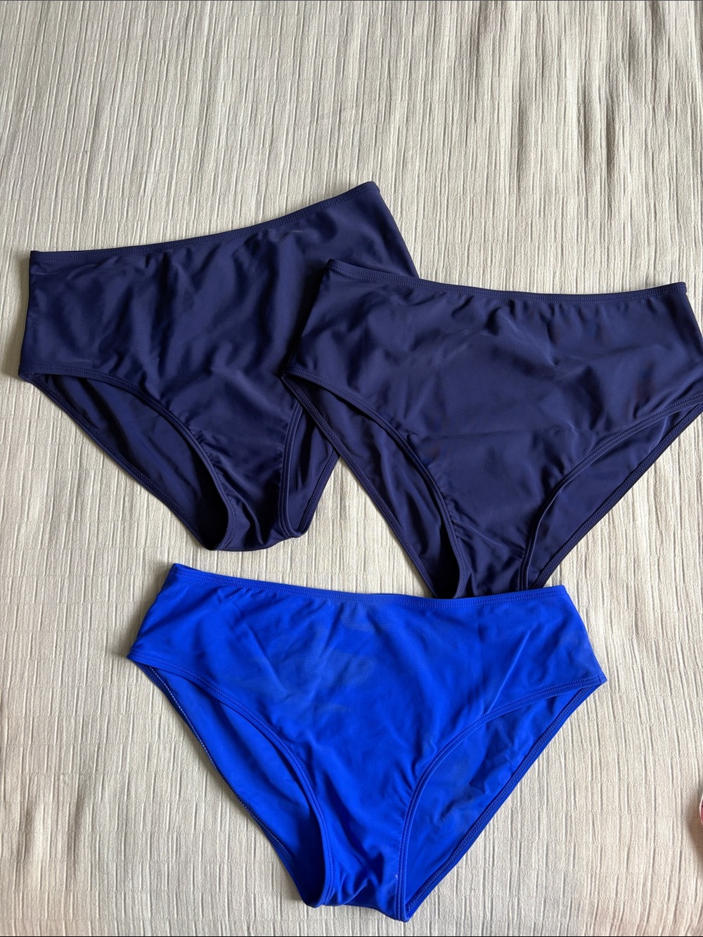 Set of 3 Blue Bikini Bottoms